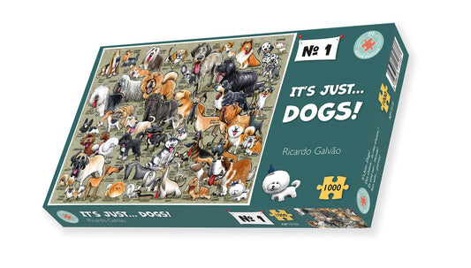 It's Just Dogs! 1000 Pieces Puzzle (box)