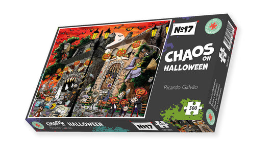 Chaos at Halloween 500 Piece Puzzle (box)