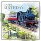 Steam Train Birthday Greetings Card