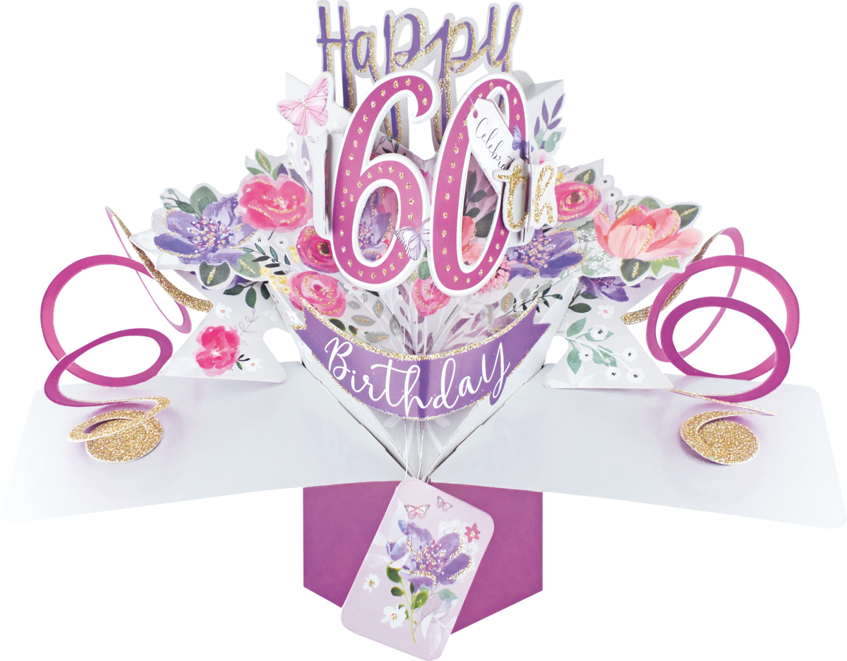 60th on sale birthday flowers