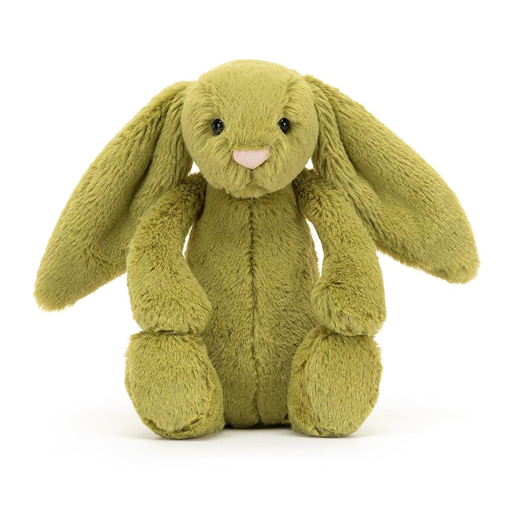 Jellycat Bashful Moss Bunny - Small (Front)