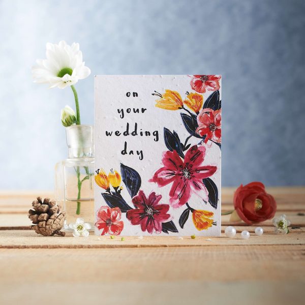 On Your Wedding Day - Plantable Wildflower Greetings Card