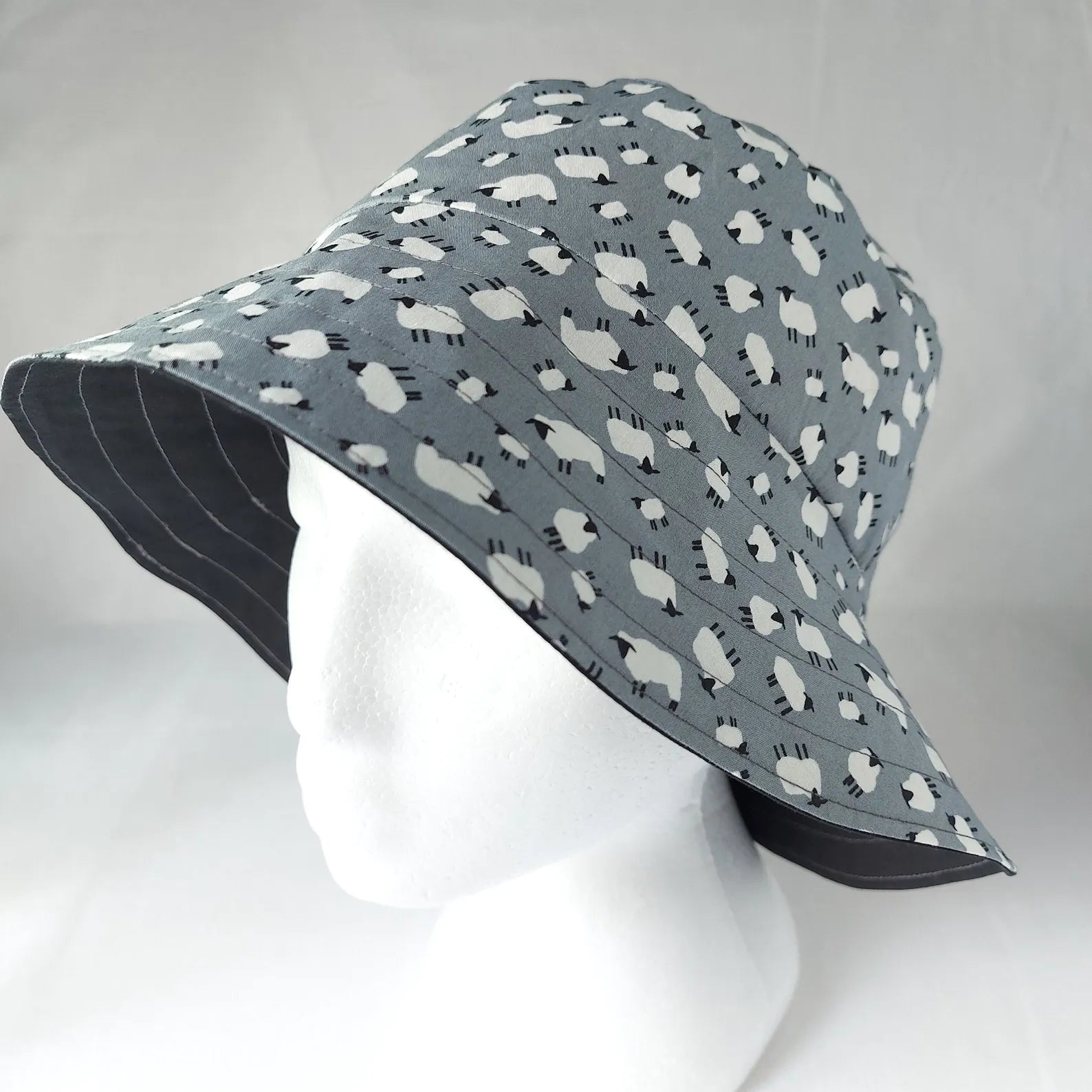 Sheep - Reversible Bucket Hat (Sheep Side)