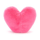 Jellycat Amuseable Hot Pink Heart - Small (Back)