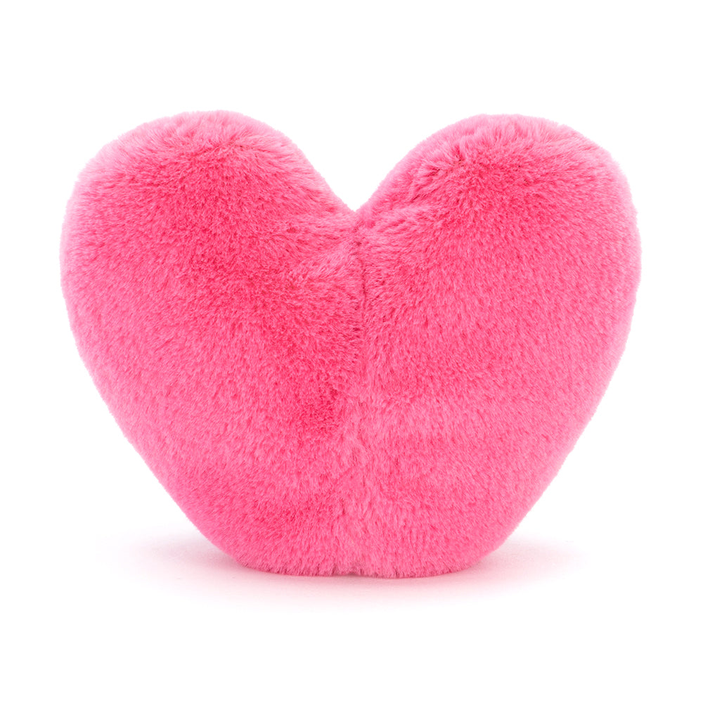 Jellycat Amuseable Hot Pink Heart - Small (Back)