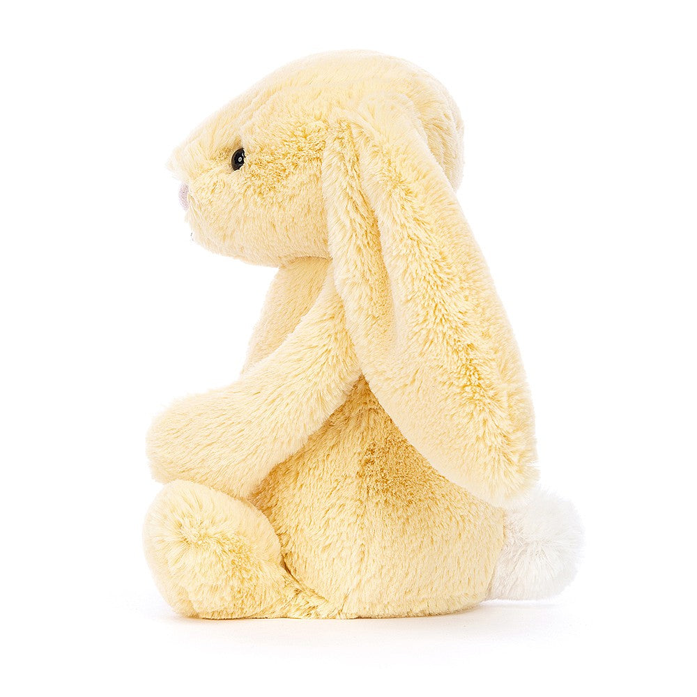 Jellycat Bashful Lemon Bunny - Medium (Side)