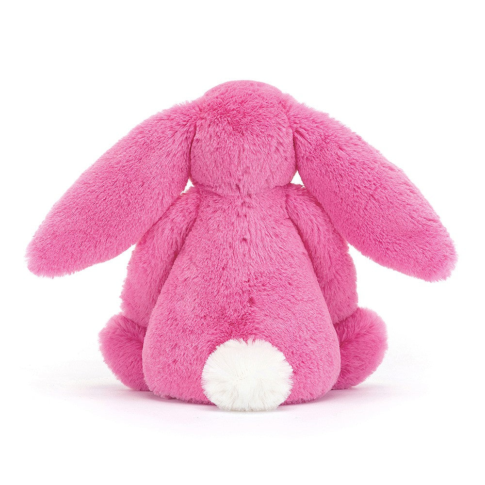 Jellycat Bashful Hot Pink Bunny - Small (Back)