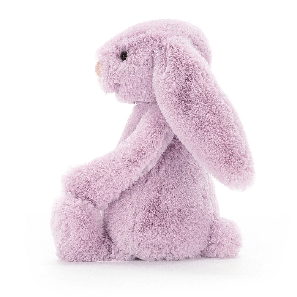 Jellycat Bashful Lilac Bunny - Small (Side)