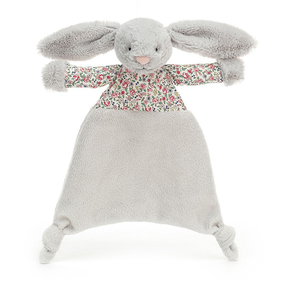 Jellycat Blossom Silver Bunny Comforter