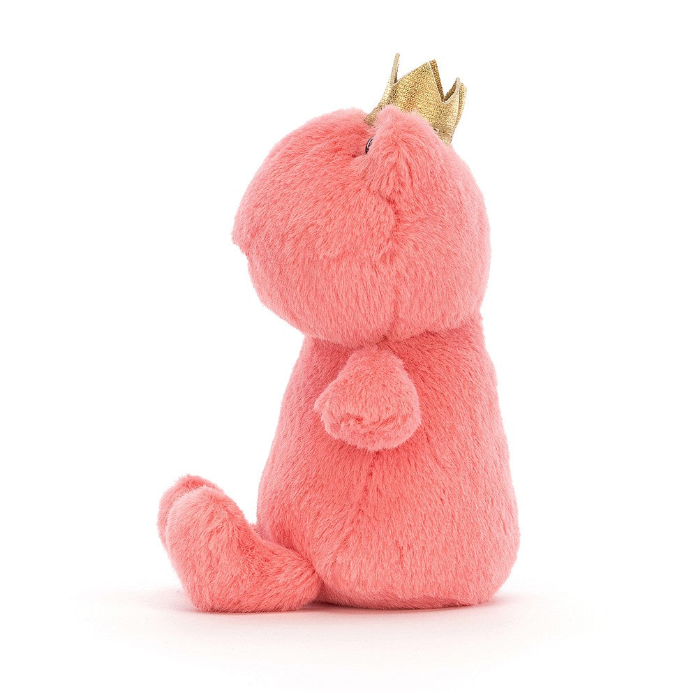 Jellycat Crowning Croaker Pink Frog (Side)