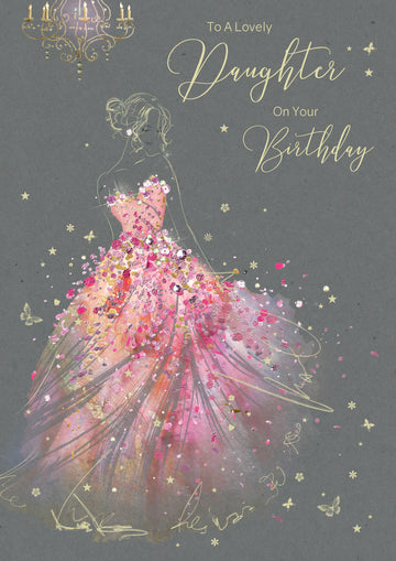 Precious Daughter Greetings Card