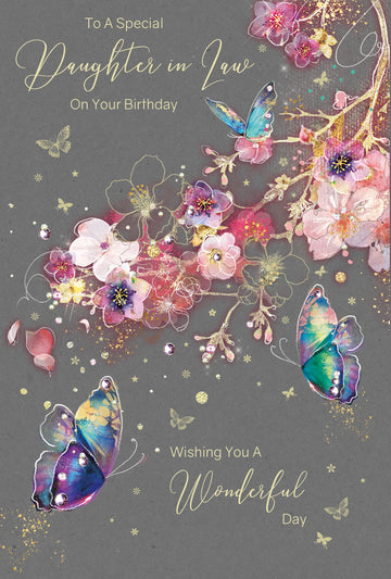 Special Daughter in Law Birthday Greetings Card
