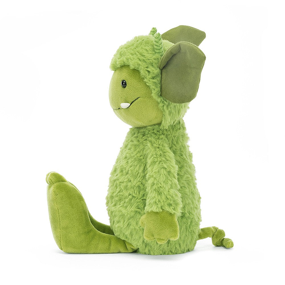 Jellycat Grizzo Gremlin (Side)