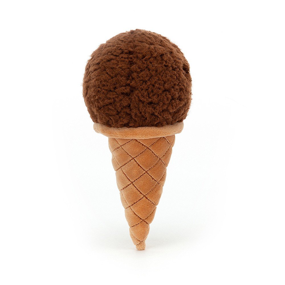 Jellycat Irresistible Ice Cream - Chocolate (Side)