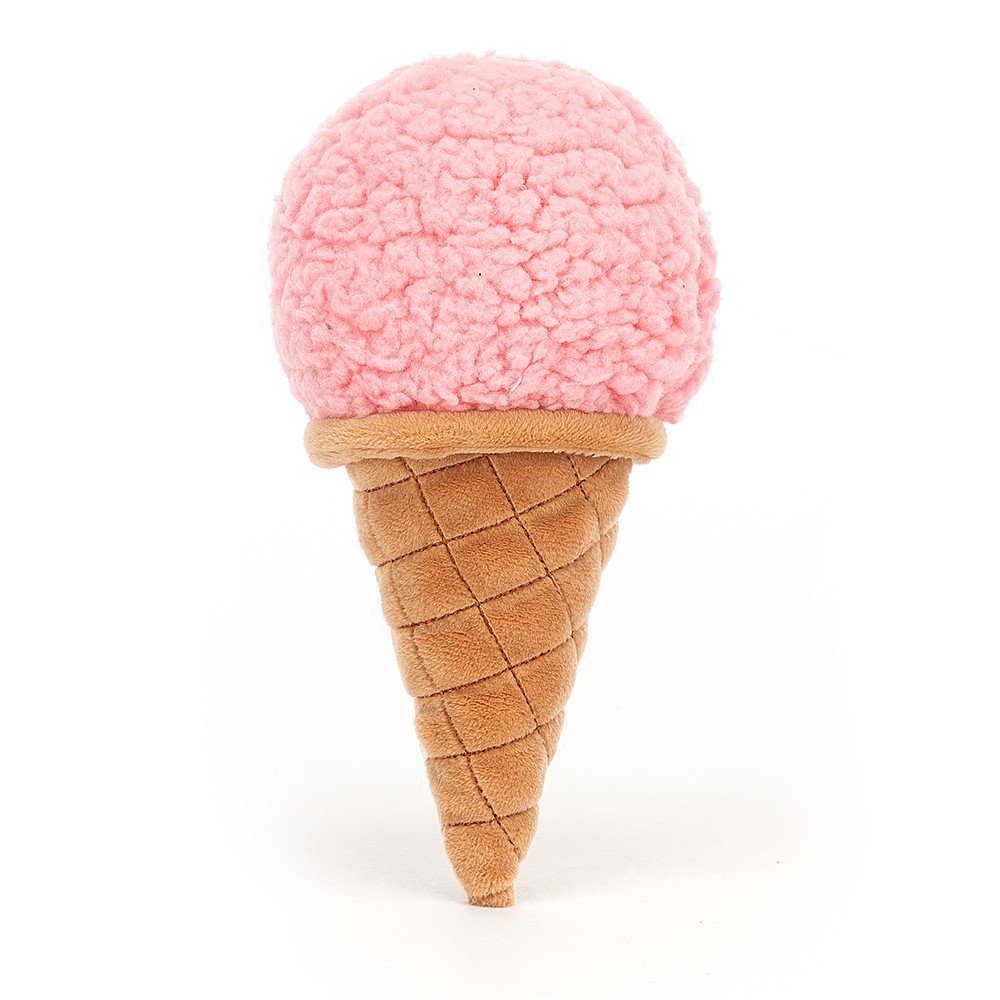 Jellycat Irresistible Ice Cream - Strawberry (Back)