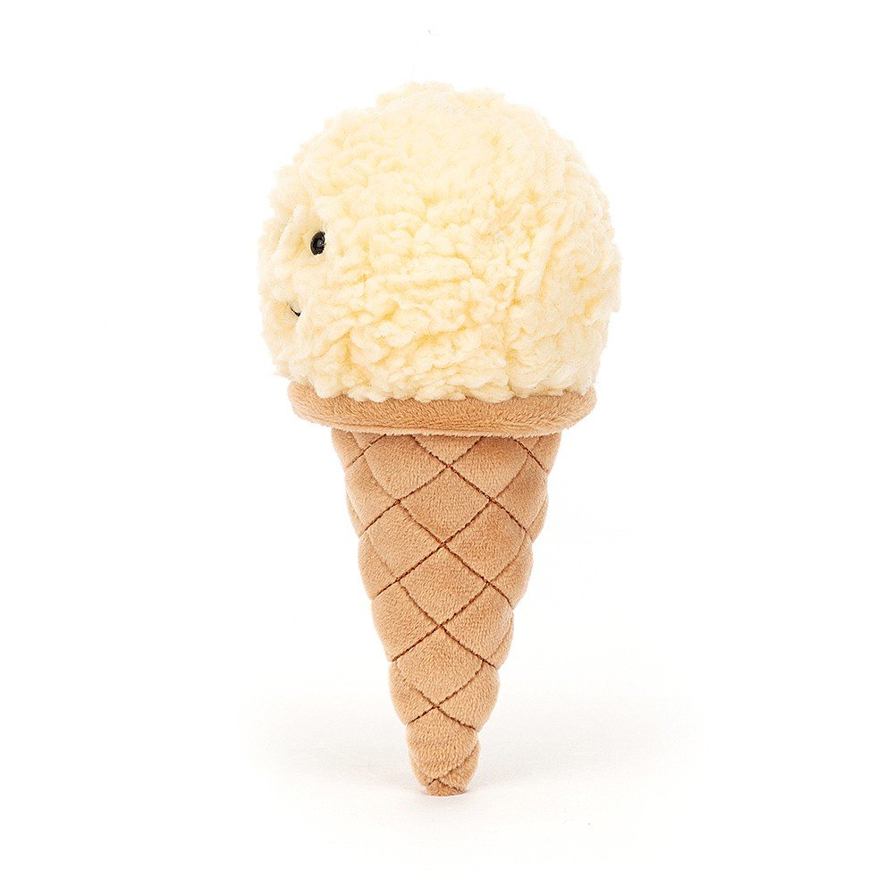 Jellycat Irresistible Ice Cream - Vanilla (Side)