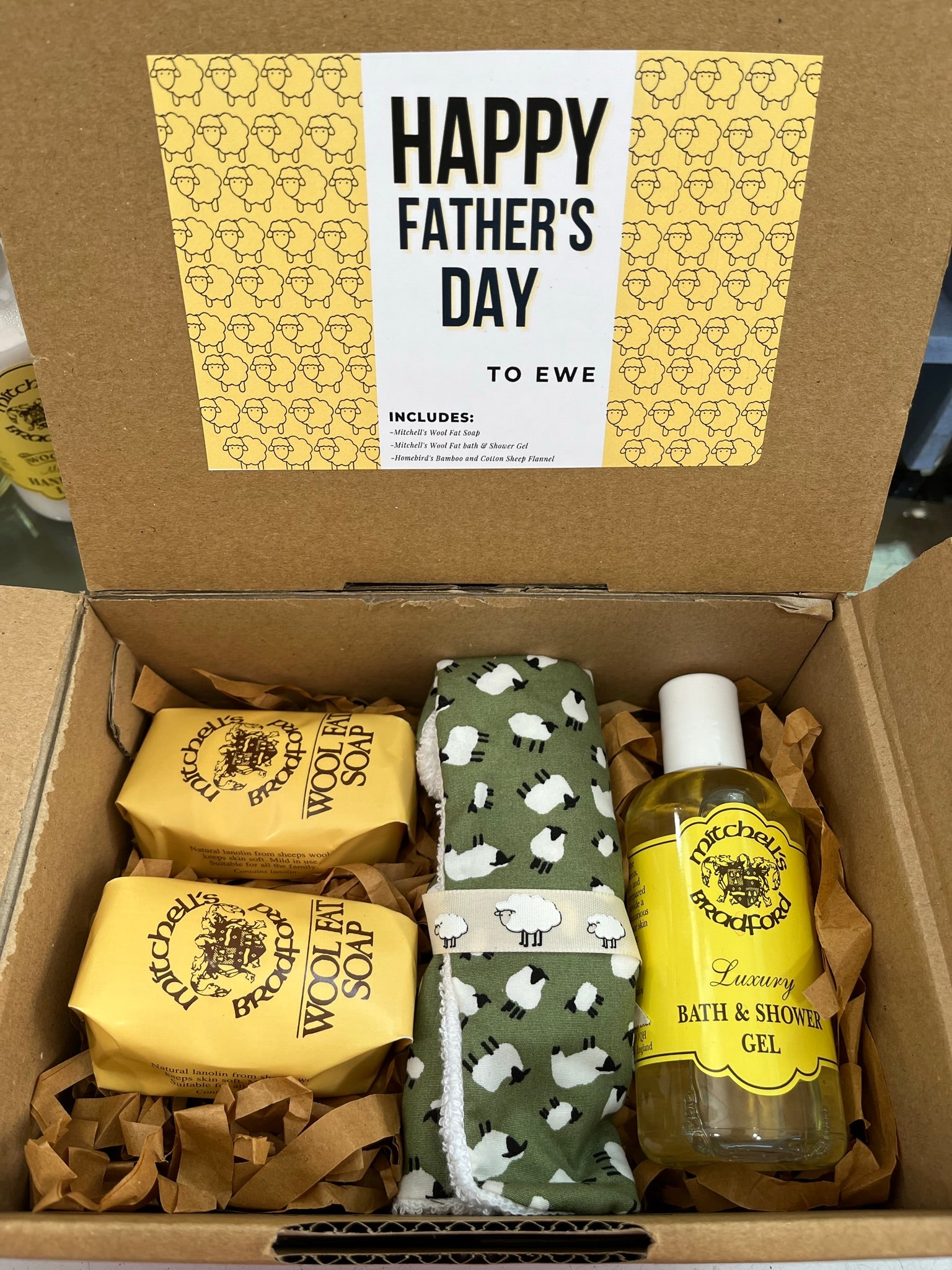 Father's Day Soap and Flannel Gift Set