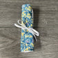 Luxury Cotton and Bamboo Face Flannel Blue Flowers