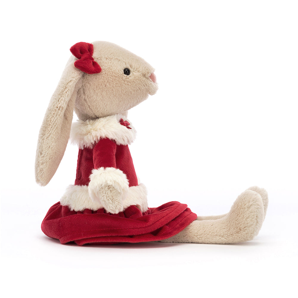 Jellycat Lottie Bunny Festive (Side)