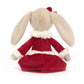 Jellycat Lottie Bunny Festive (Back)