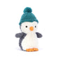 Wee Winter Penguin With Bobble Hat