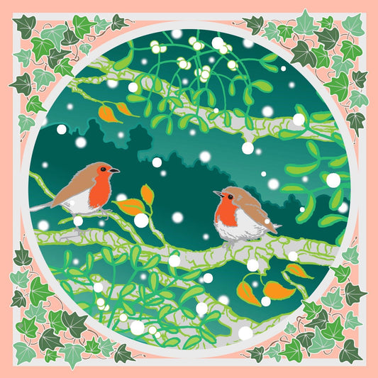 Winter Robins Umbellifer Charity Christmas Card