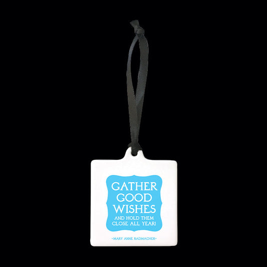 Good Wishes - Quotable Tree Hanging Ornament