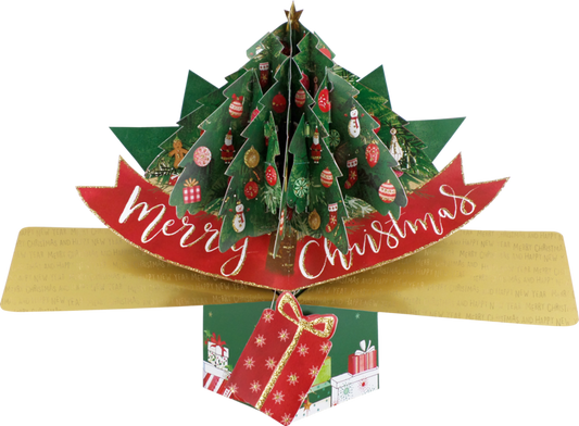 Christmas Tree - Pop Up Greetings Card