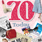 70th Female Year You Were Born 1952 Greetings Card
