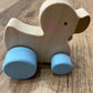 Bambino Wooden Push Toy Duck