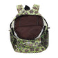 Eco Chic Lightweight Foldable Recycled Mini Backpack - Green Cute Sheep (Inside)