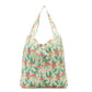 Eco Chic Lightweight Foldable Reusable Shopping Bag - Beige Flamingo