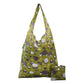 Eco Chic Lightweight Foldable Reusable Shopping - Green Sheep