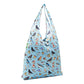 Eco Chic Lightweight Foldable Reusable Shopping Bag - Blue Wild Birds
