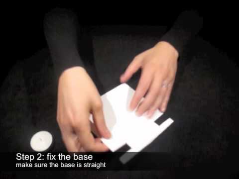 Cardle Candle Holder Greetings Card - Folding Tutorial