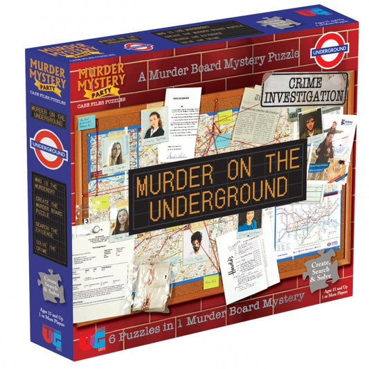 Murder on The Underground - Murder Mystery Case Files 750 Piece Jigsaw Puzzle