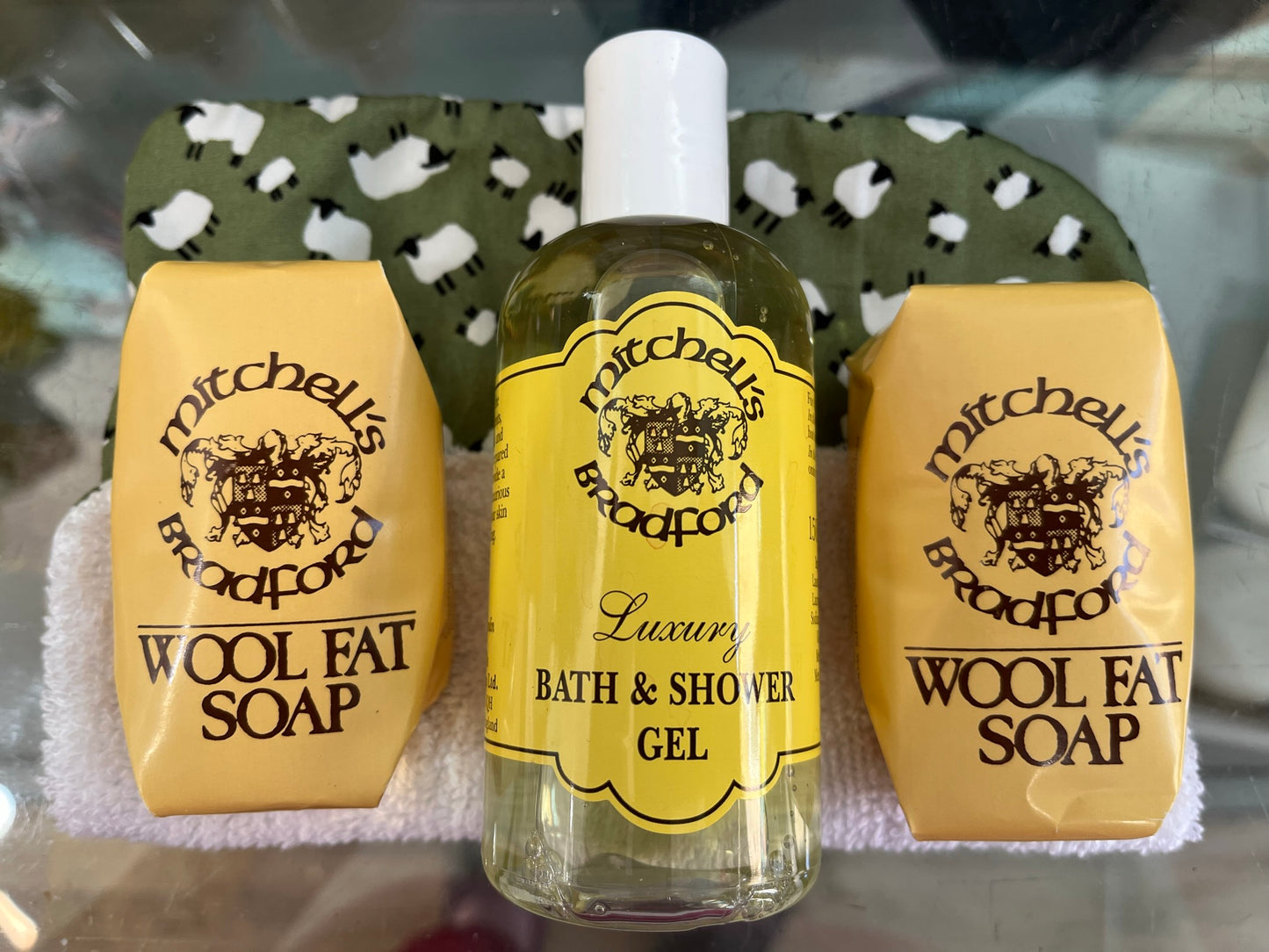 Father's Day Soap and Flannel Gift Set contence